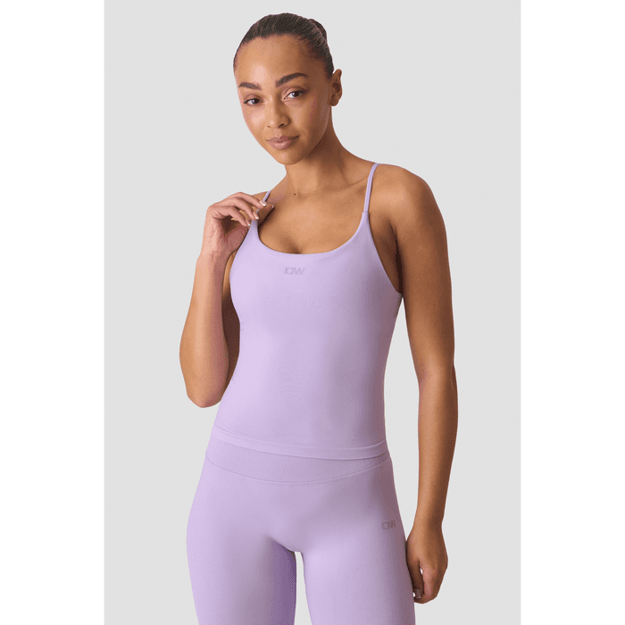Smooth Seamless 2 i 1 Linne med Tunna Axelband Lila – från ICANIWILL – 449 kr – hos Bodystore