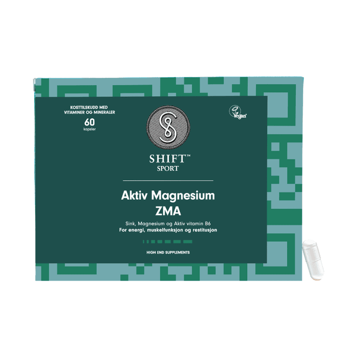 Aktiv Magnesium ZMA 60 st – från SHIFT SPORT – 185 kr – hos Bodystore