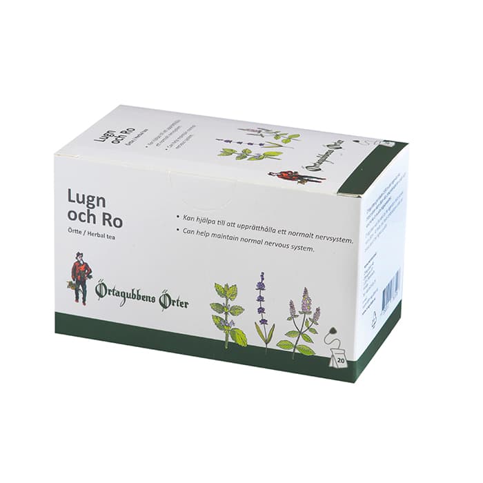 Lugn och Ro 1,5gr x 20 Tepåsar – från Örtagubben – 62 kr – hos Bodystore