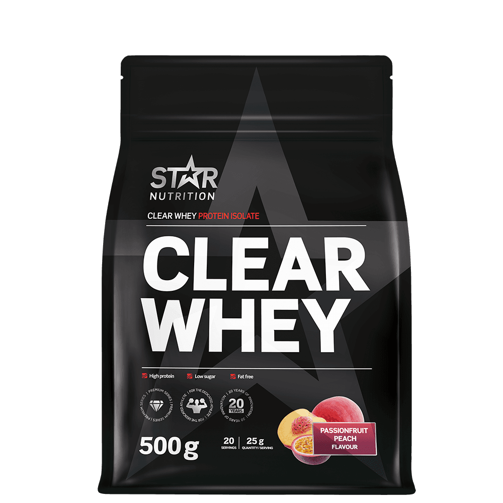 Clear Whey Vassleprotein 500 g – från Star Nutrition – 279 kr – hos Bodystore