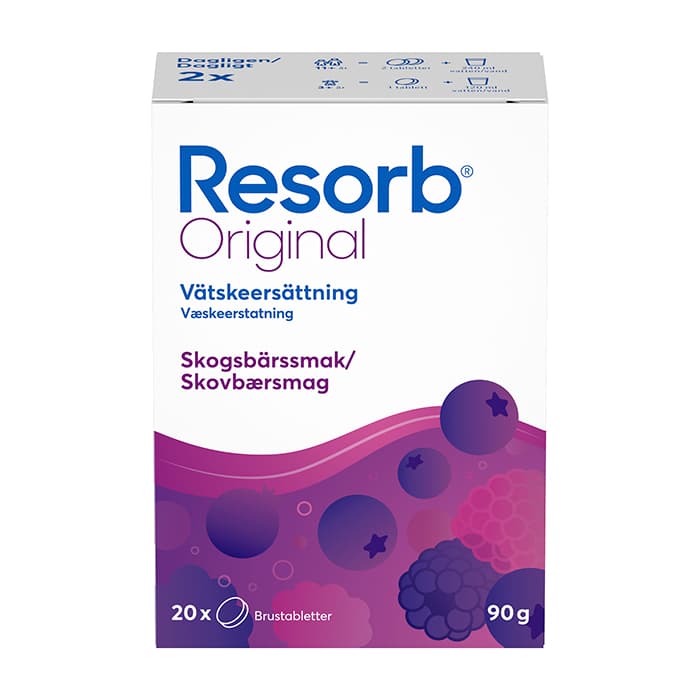 Original 20 st brustabletter – från Resorb® – 65 kr – hos Bodystore