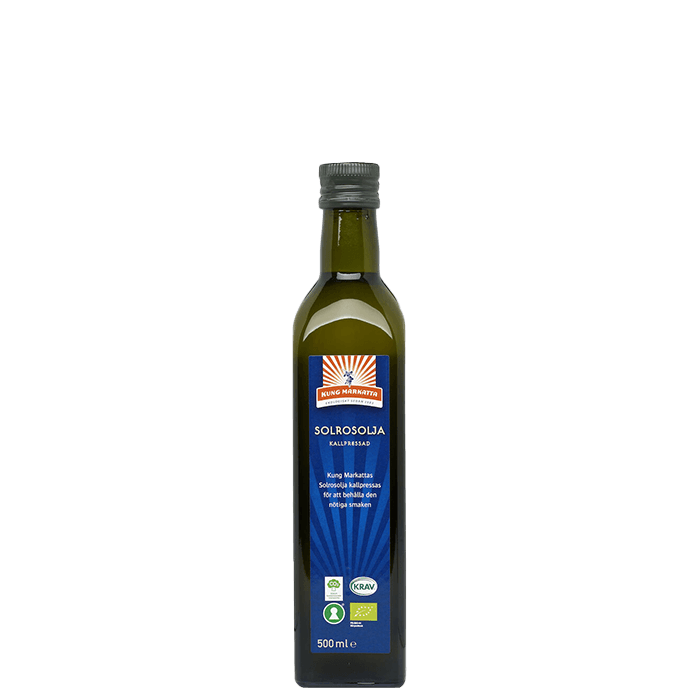 Solrosolja 500 ml – från Kung Markatta – 79 kr – hos Bodystore