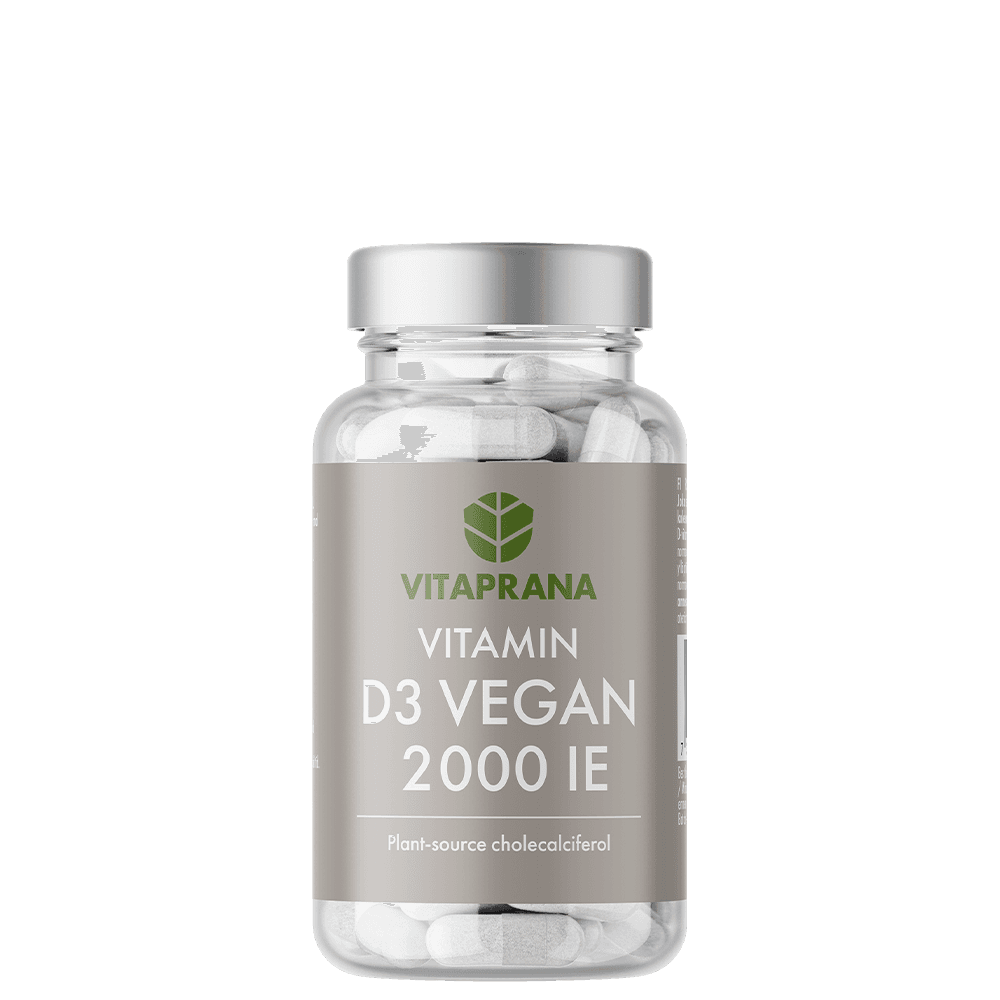 Vitamin D3 Vegan 2000 IE 110 kapslar – från Vitaprana – 149 kr – hos Bodystore