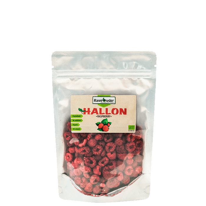 Frystorkade Hallon 50 g – från Rawpowder – 75 kr – hos Bodystore
