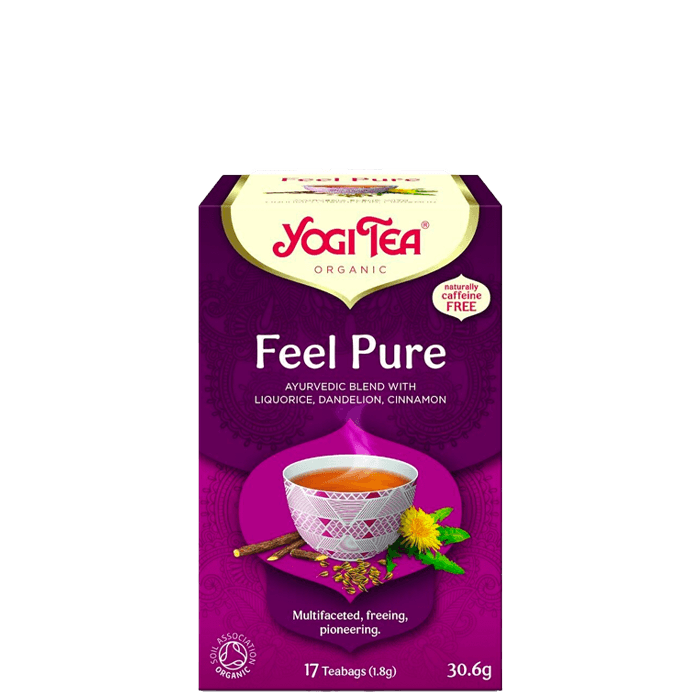 Te Feel Pure 17 tepåsar – från Yogi – 59 kr – hos Bodystore