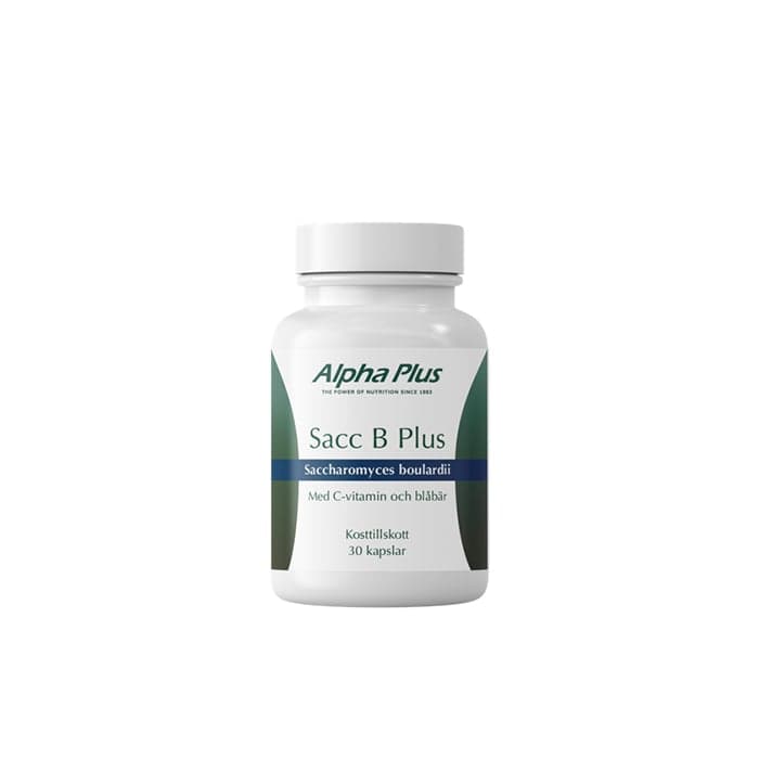 Sacc B Plus 30 kapslar – från Alpha Plus – 229 kr – hos Bodystore