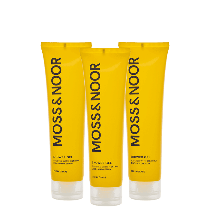 After Workout Shower Gel Fresh Grapefruit 150 g 3-pack – från Moss & Noor – 119 kr – hos Bodystore