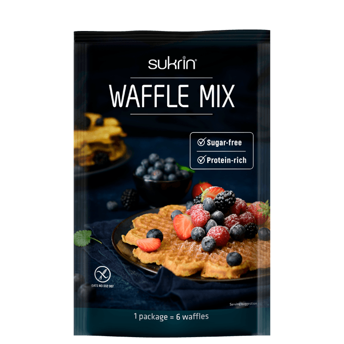 Våffelmix 100 g – från SUKRIN – 37 kr – hos Bodystore