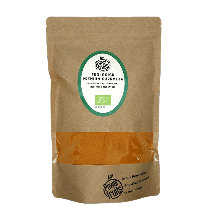 Ekologisk Gurkmeja Premium 500 g – från Powerfruits – 141 kr – hos Bodystore