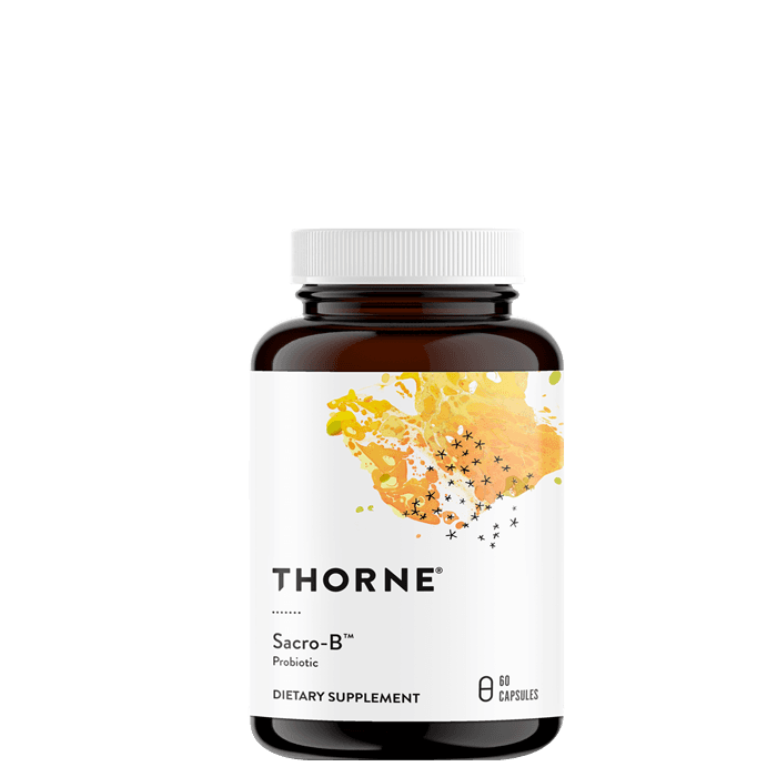 Sacro-B Mjölksyrabakterier 60 kapslar – från Thorne Research Inc. – 557 kr – hos Bodystore