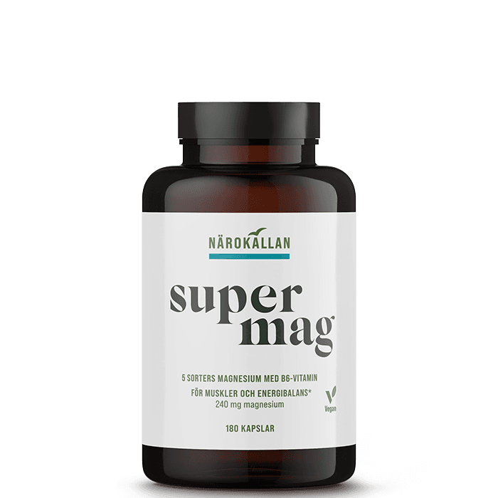 Super Mag Magnesium 180 kapslar – från Närokällan – 335 kr – hos Bodystore