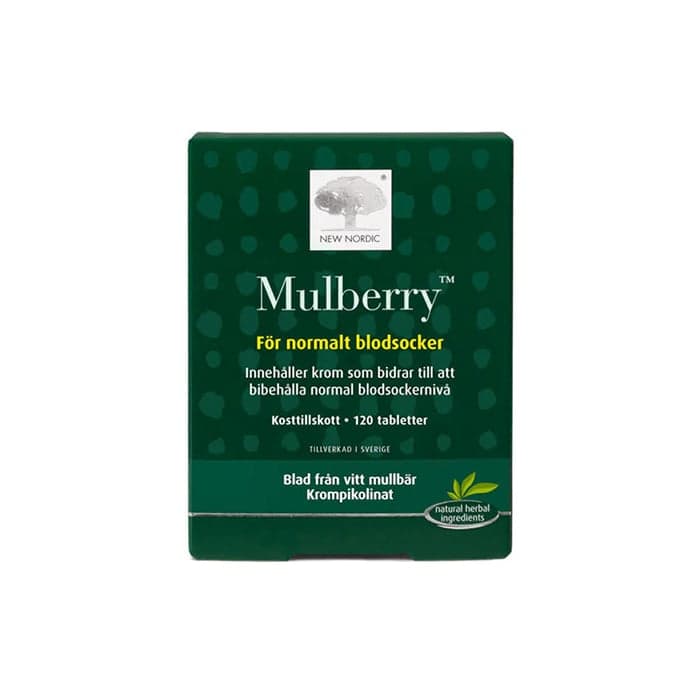 Mulberry 120 tabletter – från New Nordic – 329 kr – hos Bodystore