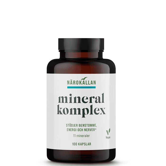 Mineralkomplex 100 kapslar – från Närokällan – 195 kr – hos Bodystore