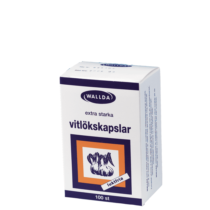 Wallda Vitlökskapslar 100 kapslar från Wallda – köp hos Bodystore