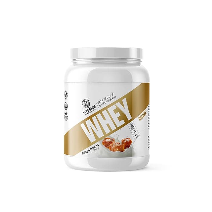 Whey Deluxe Vassleprotein 900 g – från Swedish Supplements – 669 kr – hos Bodystore
