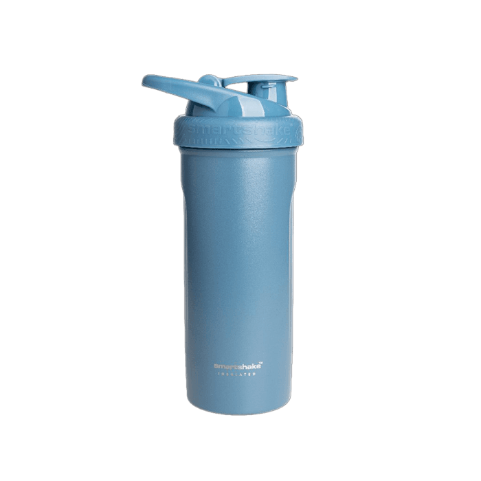 Isolerad Stålflaska Faded Blue 750 ml – från Smartshake – 249 kr – hos Bodystore