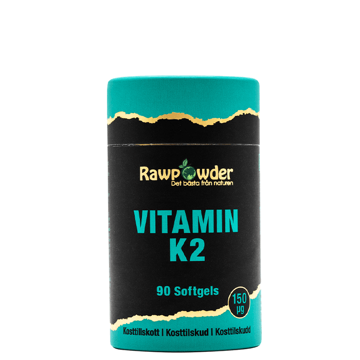 Vitamin K2 150 µg 90 kapslar – från Rawpowder – 135 kr – hos Bodystore