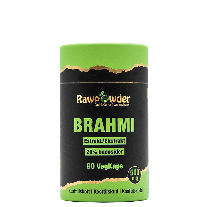Brahmi Extrakt 500 mg 90 kapslar – från Rawpowder – 189 kr – hos Bodystore