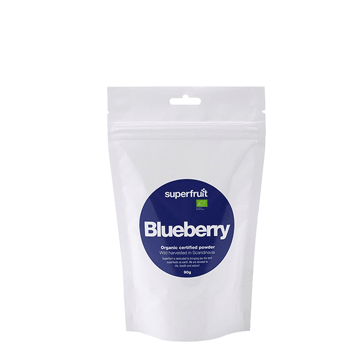 Blåbärspulver EKO 90 g – från Superfruit – 183 kr – hos Bodystore