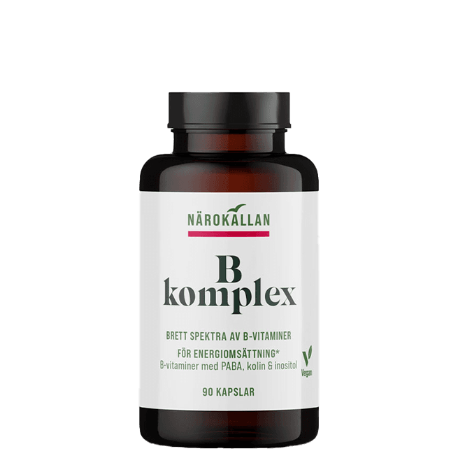 B-komplex 90 kapslar – från Närokällan – 179 kr – hos Bodystore