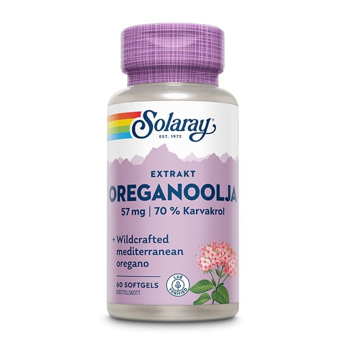 Oreganoolja 60 kapslar – från Solaray – 369 kr – hos Bodystore