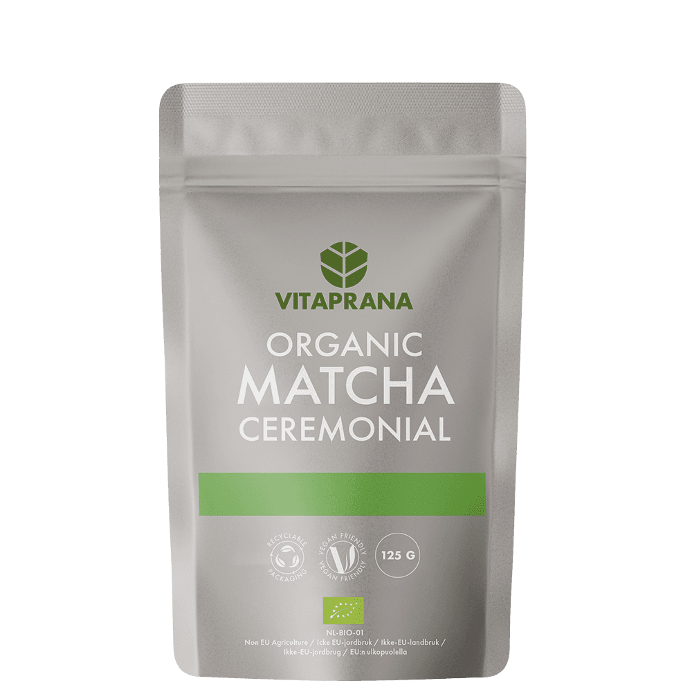 Ekologisk Matchate Ceremonial 125 g – från Vitaprana – 199 kr – hos Bodystore