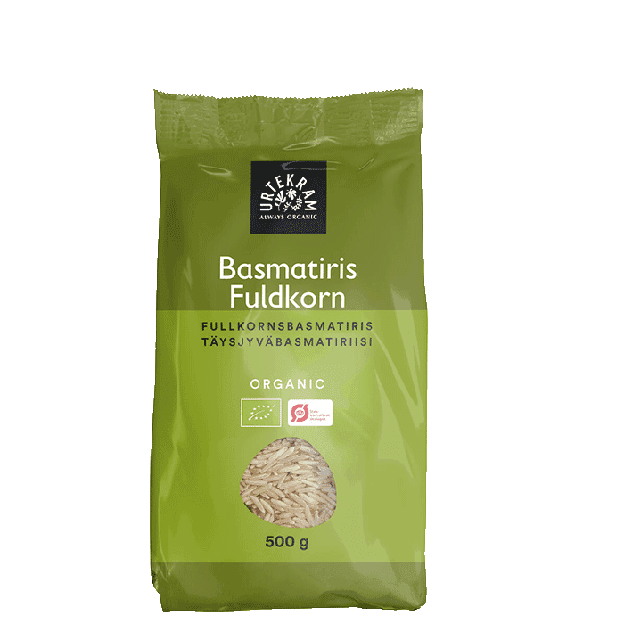 Fullkornsbasmatiris 500 g från Urtekram – köp hos Bodystore