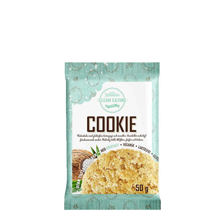 Cookie Kokosnöt 50 g – från Clean Eating – 17 kr – hos Bodystore
