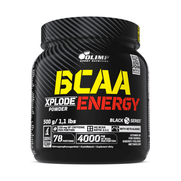 BCAA Xplode Energy Pulver 500 g – från Olimp Sports Nutrition – 409 kr – hos Bodystore