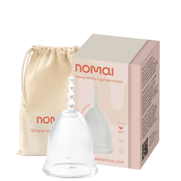 Menskopp Medium Tranparent – från Nomai – 173 kr – hos Bodystore
