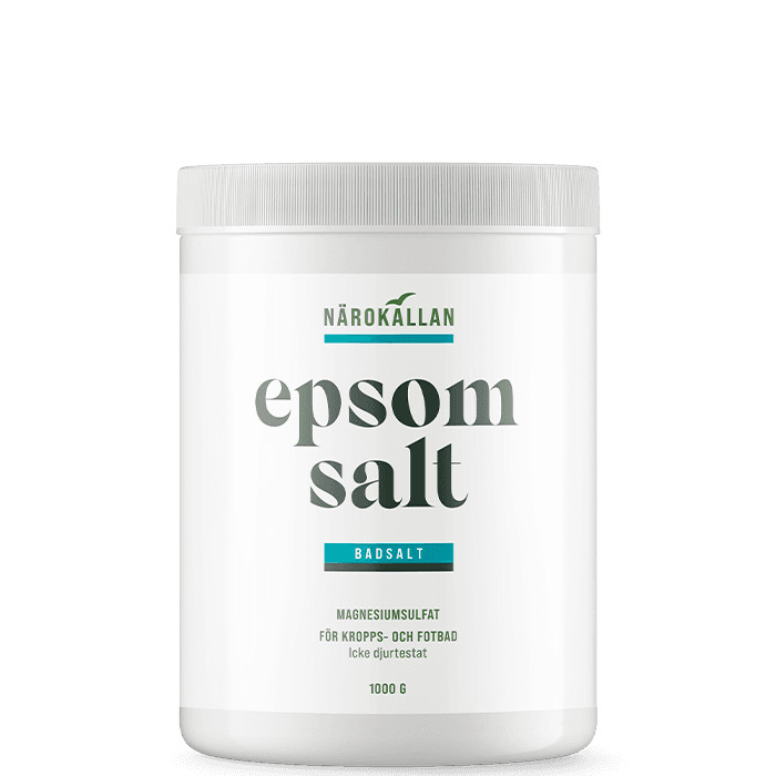 Epsom Salt 1 kg – från Närokällan – 98 kr – hos Bodystore