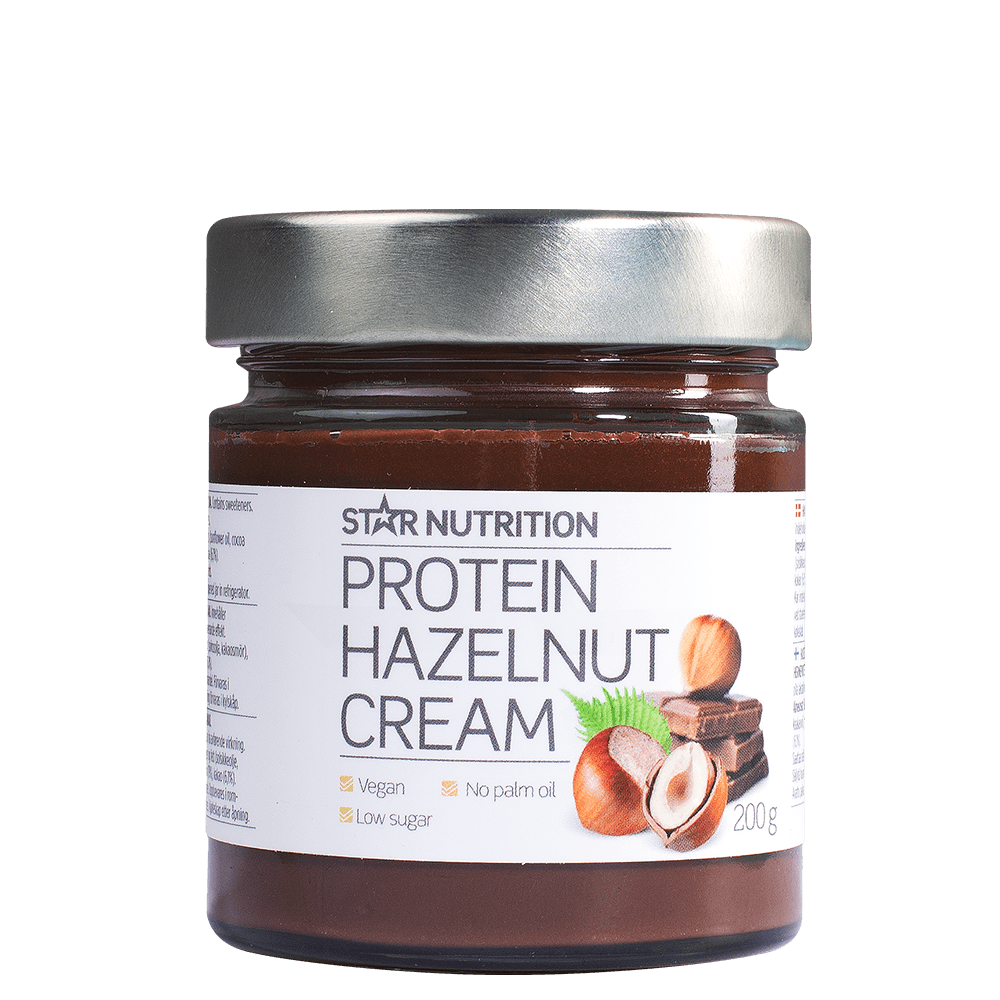 Protein Hasselnötskräm 200 g – från Star Nutrition – 79 kr – hos Bodystore