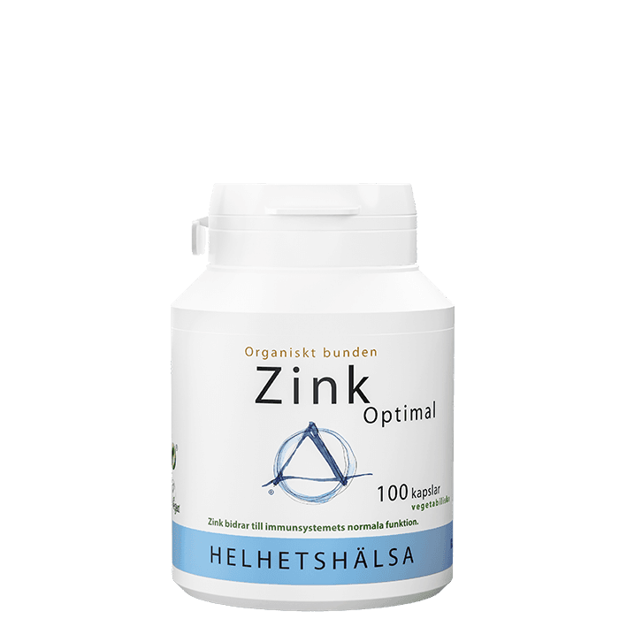 Zink Optimal 25 mg, 100 kapslar – från Helhetshälsa – 129 kr – hos Bodystore