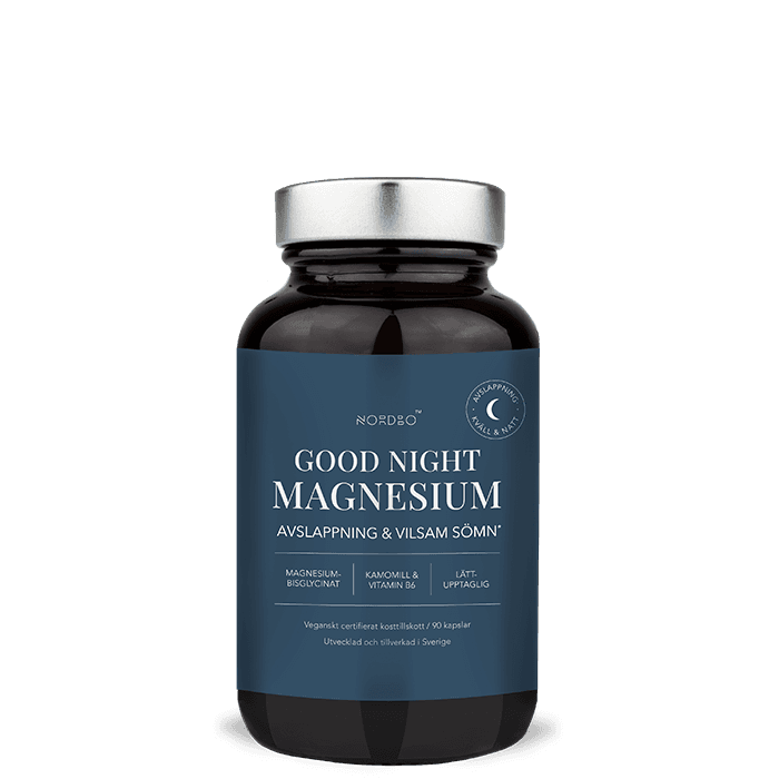Good Night Magnesium 90 kapslar från Nordbo – köp hos Bodystore