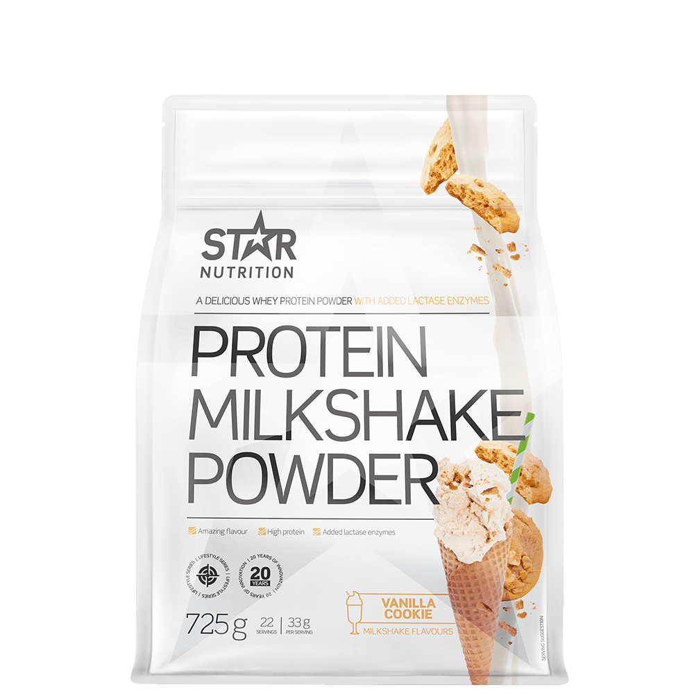 Protein Milkshake Powder, 725 g – från Star Nutrition – 229 kr – hos Bodystore