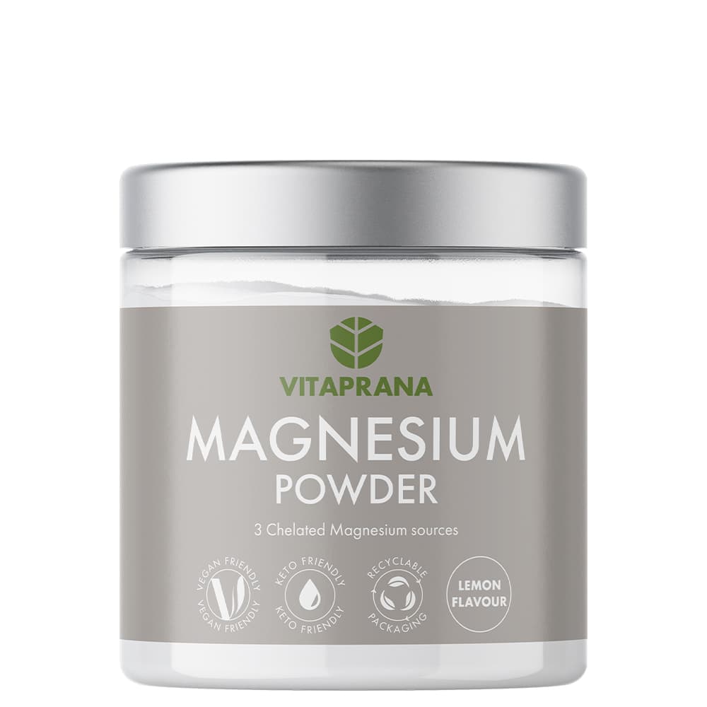 Magnesiumpulver 210 g – från Vitaprana – 249 kr – hos Bodystore