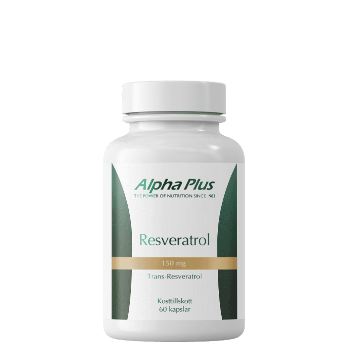 Resveratrol 60 kapslar – från Alpha Plus – 319 kr – hos Bodystore