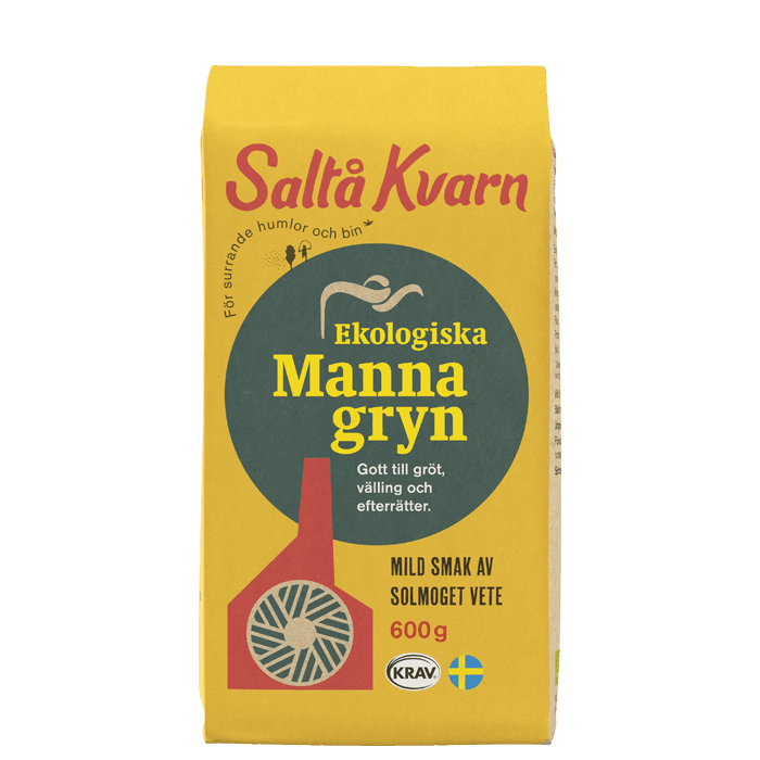 Mannagryn 600 g – från Saltå Kvarn – 37 kr – hos Bodystore
