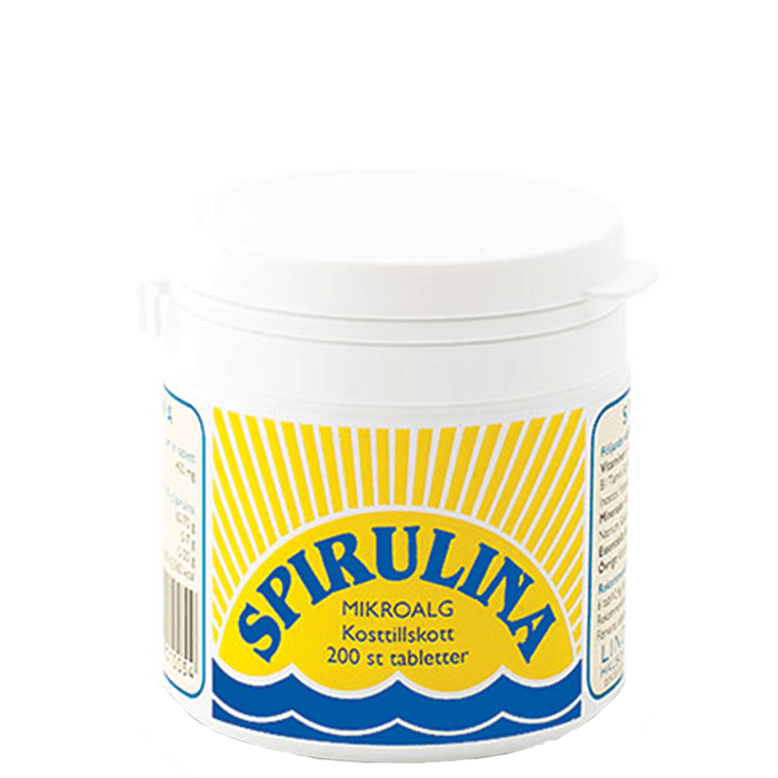 Spirulina Tabletter 400 mg 200 st – från Lindroos – 135 kr – hos Bodystore