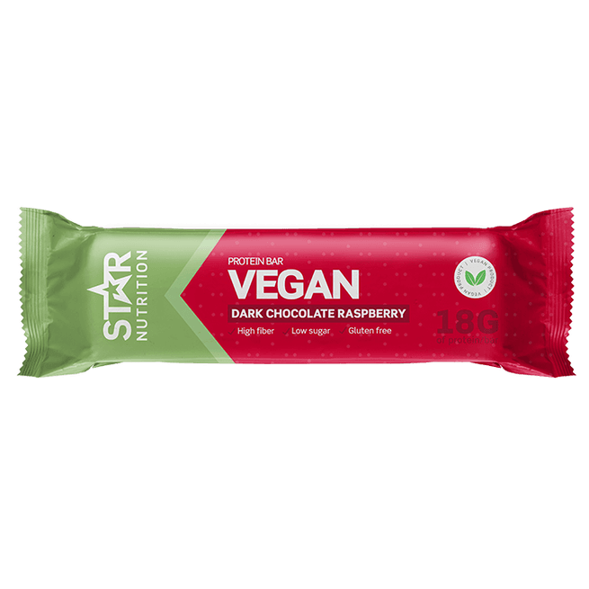 Vegansk Proteinbar 55 g – från Star Nutrition – 27 kr – hos Bodystore