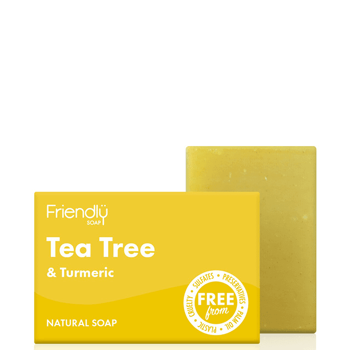 Tvål Tea Tree & Gurkmeja 95 g – från Friendly Soap – 39 kr – hos Bodystore