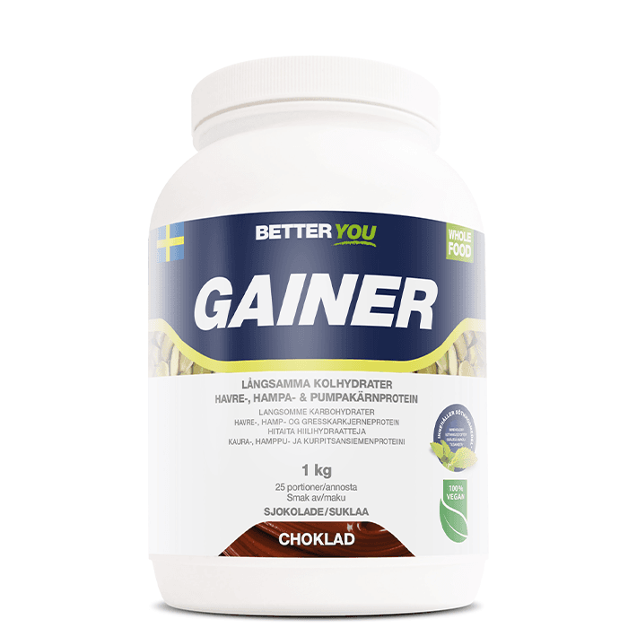 Whole Gainer Food Choklad 1 kg – från Better You – 309 kr – hos Bodystore