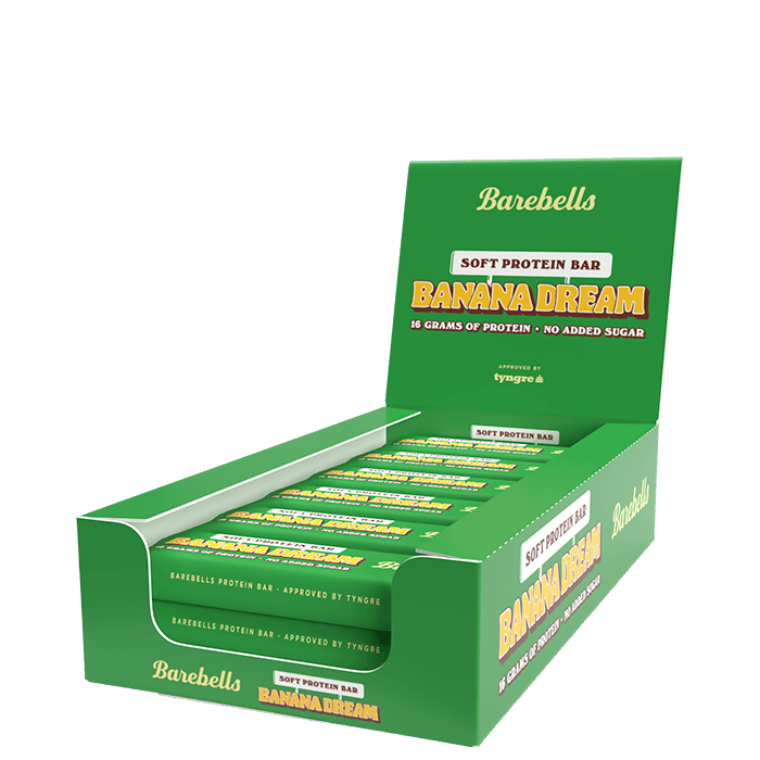 12 x Barebells Soft Proteinbar 55 g – från Barebells – 295 kr – hos Bodystore
