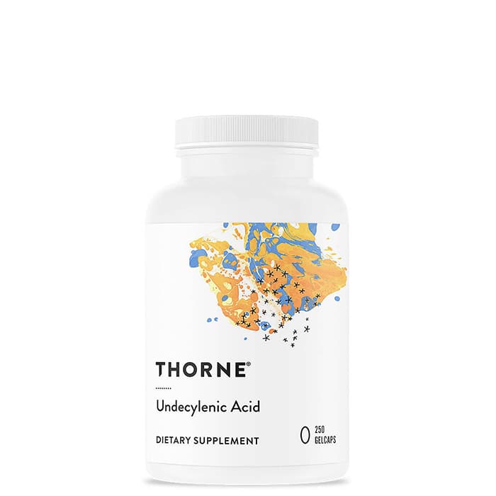 Undecylenic Acid 250 gelkapslar – från Thorne Research Inc. – 586 kr – hos Bodystore