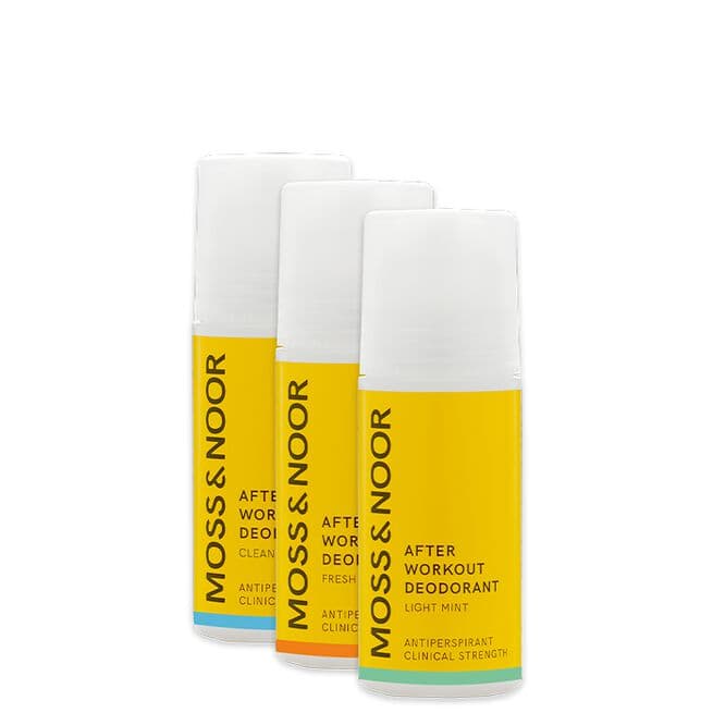 After Workout Deodorant Mixed 3 pack 60 ml 3-pack – från Moss & Noor – 299 kr – hos Bodystore