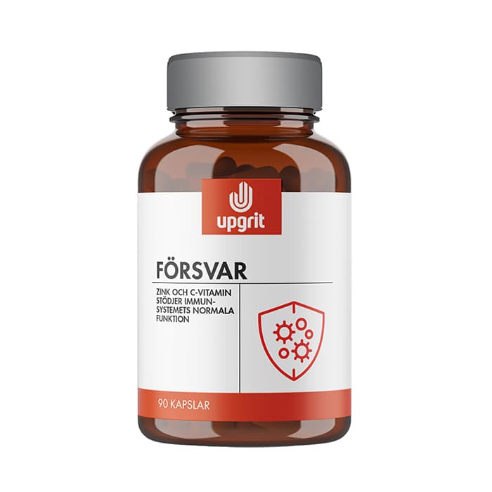 Försvar Zink C-vitamin 90 kapslar – från Upgrit – 295 kr – hos Bodystore