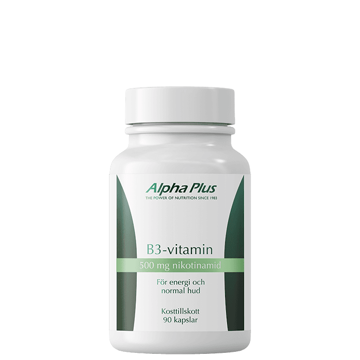 B3-vitamin 90 kapslar – från Alpha Plus – 189 kr – hos Bodystore