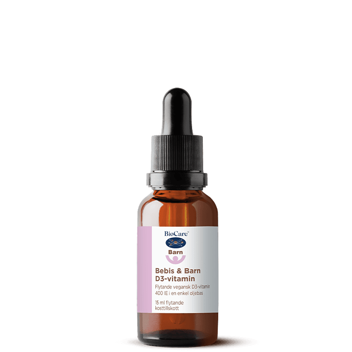 Bebis Och Barn D3-vitamin 15 ml – från BioCare – 104 kr – hos Bodystore