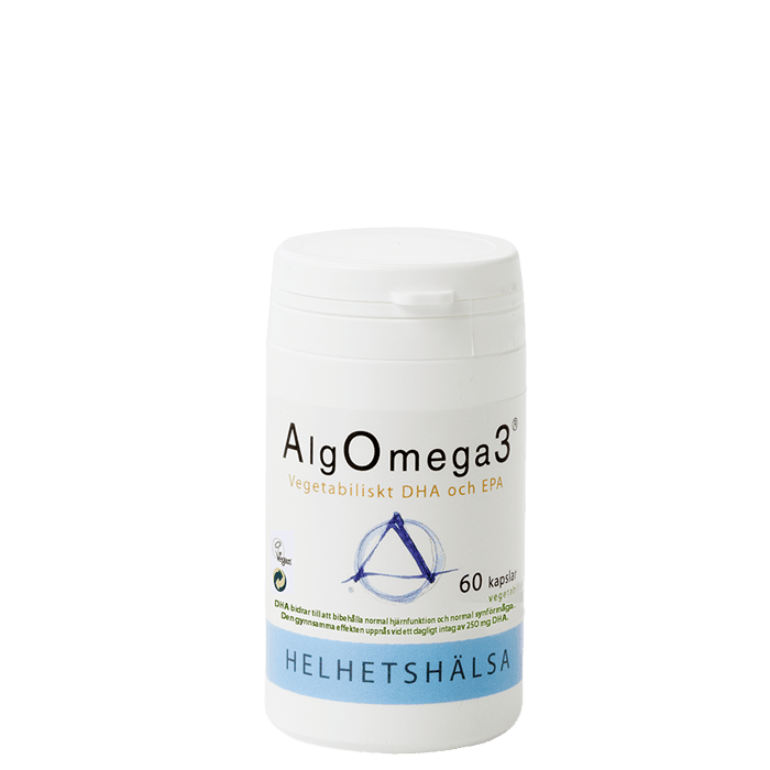AlgOmega3 60 kapslar – från Helhetshälsa – 232 kr – hos Bodystore