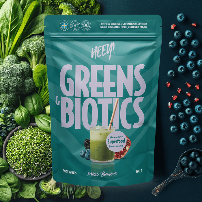 Greens & Biotics Superfood + Immune Booster 300g – från Heey! – 286 kr – hos Bodystore